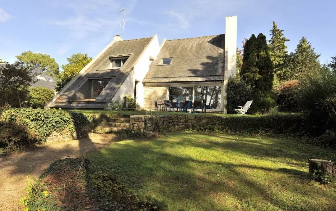 VENTE MAISON D'ARCHITECTE VUE MER BADEN GOLFE DU MORBIHAN - PIERRES ET MER