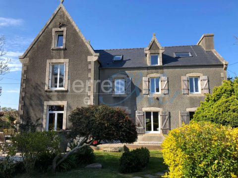 VENTE CHARMANTE MAISON DE CARACTERE FINISTERE NORD PIERRES ET MER