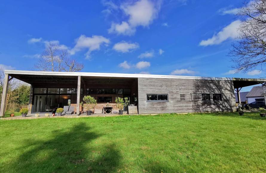 Maison contemporaine en bois proche Saint-Malo