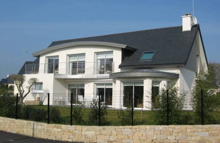 maison d'architecte contemporaine bord de mer Bénodet
