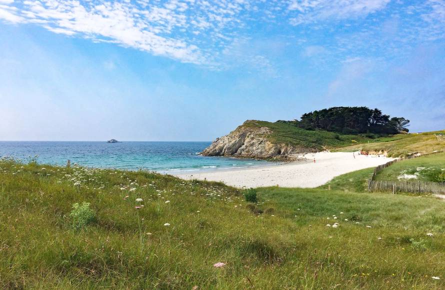 Maison contemporaine vue sur la mer d'Iroise