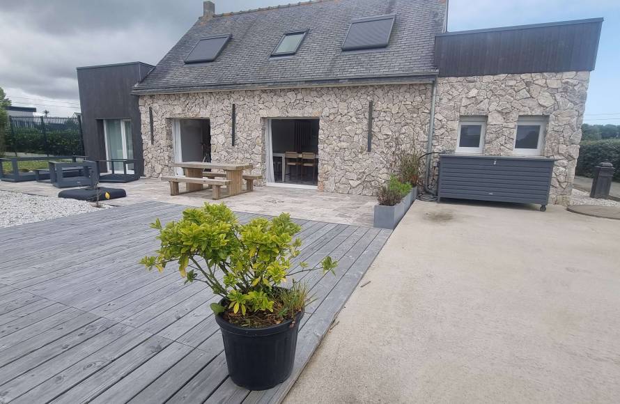 Petite maison à 300 mètres de la plage Plouescat, Finistère Nord