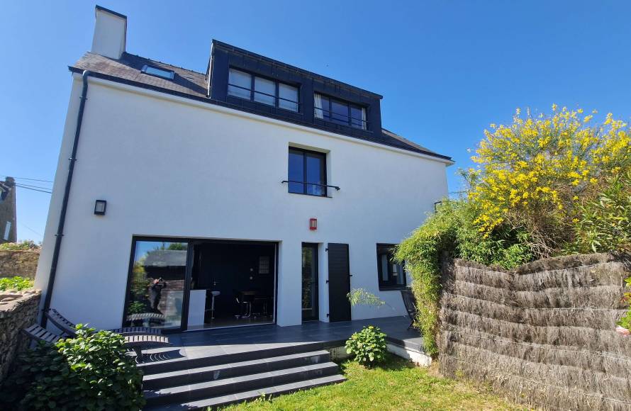 Maison contemporaine Port Navalo, Arzon, entre plage et port