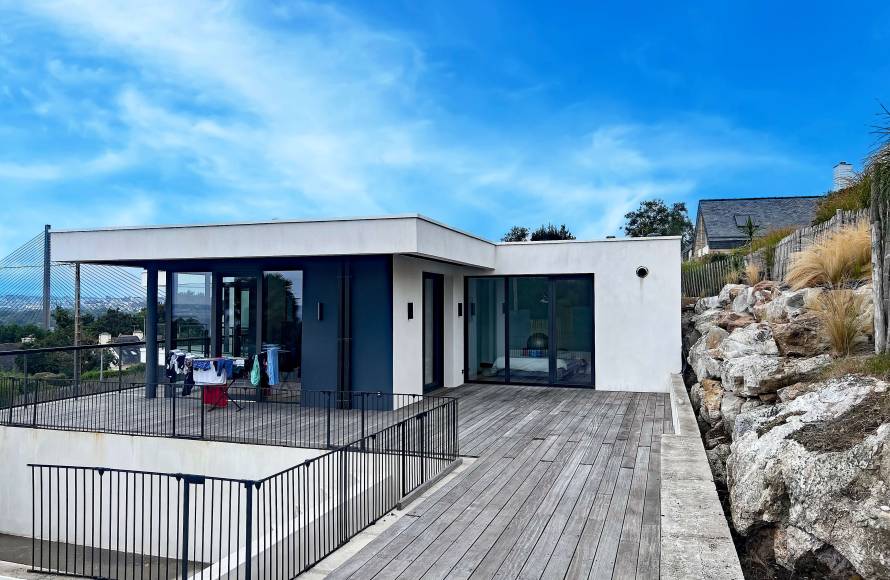 Maison d'architecte vue mer à Plougastel-Daoulas
