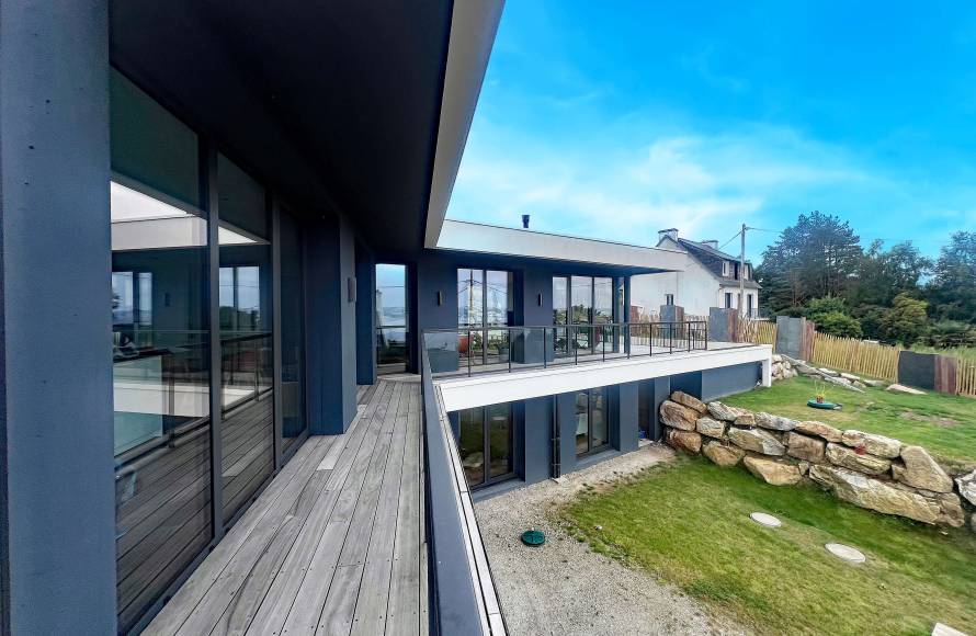 Maison d'architecte vue mer à Plougastel-Daoulas