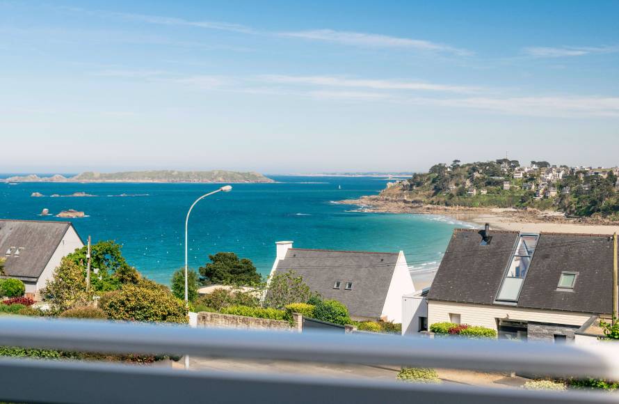 Maison vue mer et plage à pied Perros Guirec