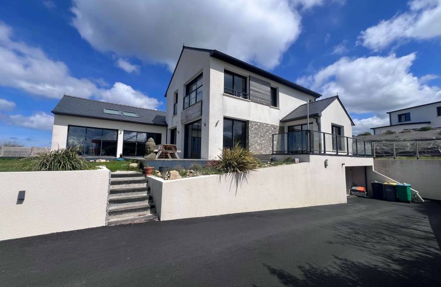 Belle villa contemporaine vue mer à Plouarzel