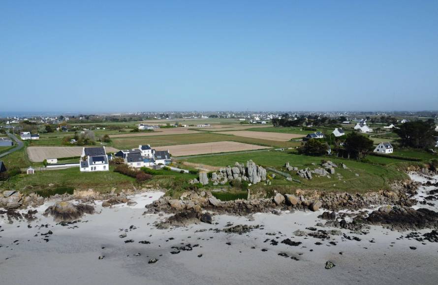Maison vue mer, accès direct à la plage - Kerlouan - Finistère Nord