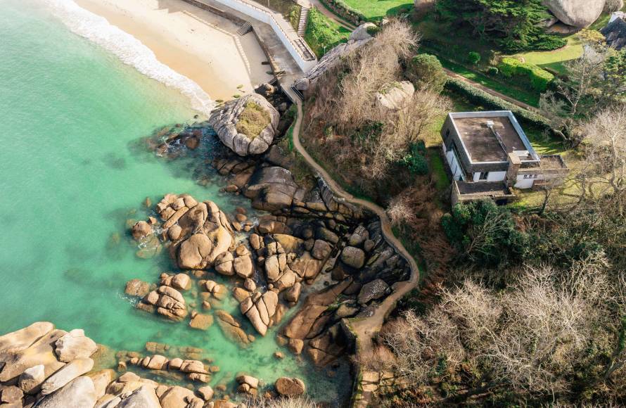 Villa bord de mer avec accès direct plage