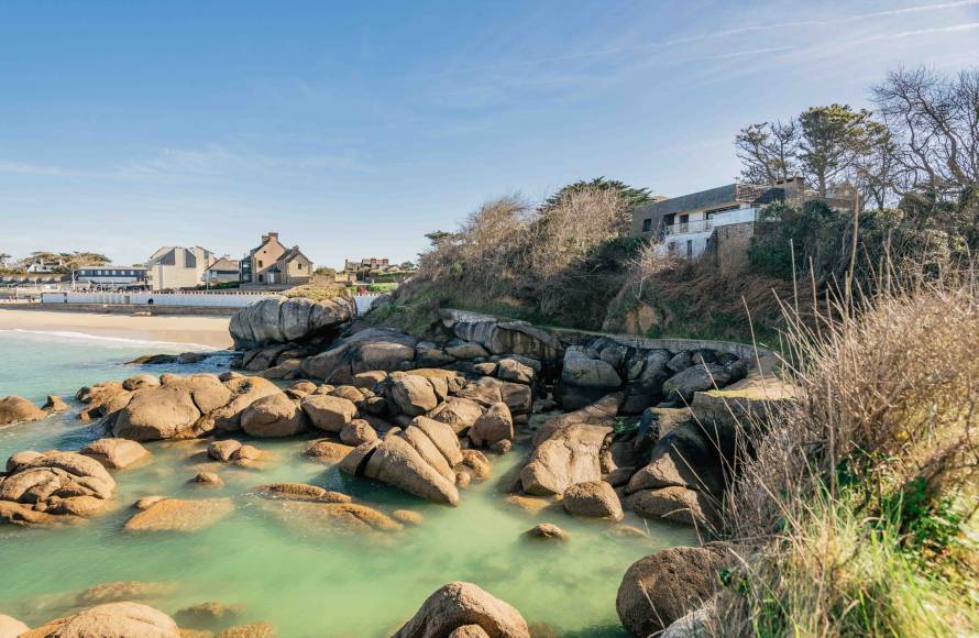 Villa bord de mer avec accès direct plage