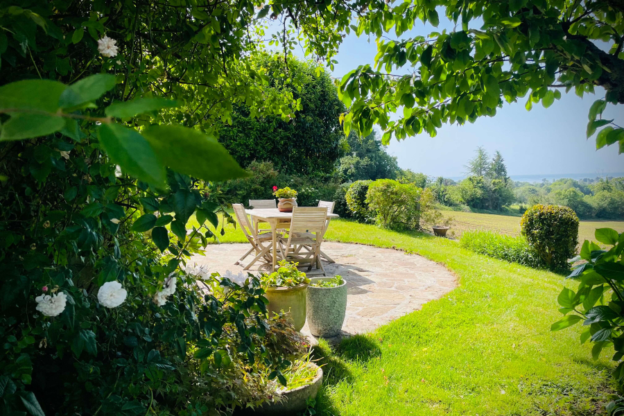 Maison lumineuse avec vue mer partielle La Fôret Fouesnant