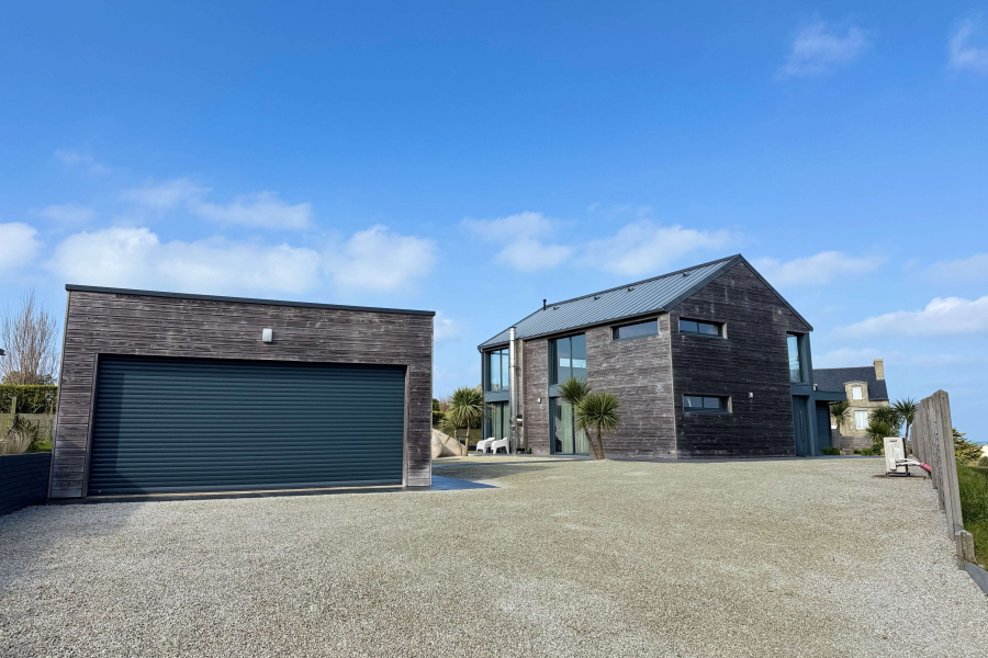 Maison d'architecte vue mer Kerlouan, Finistère Nord