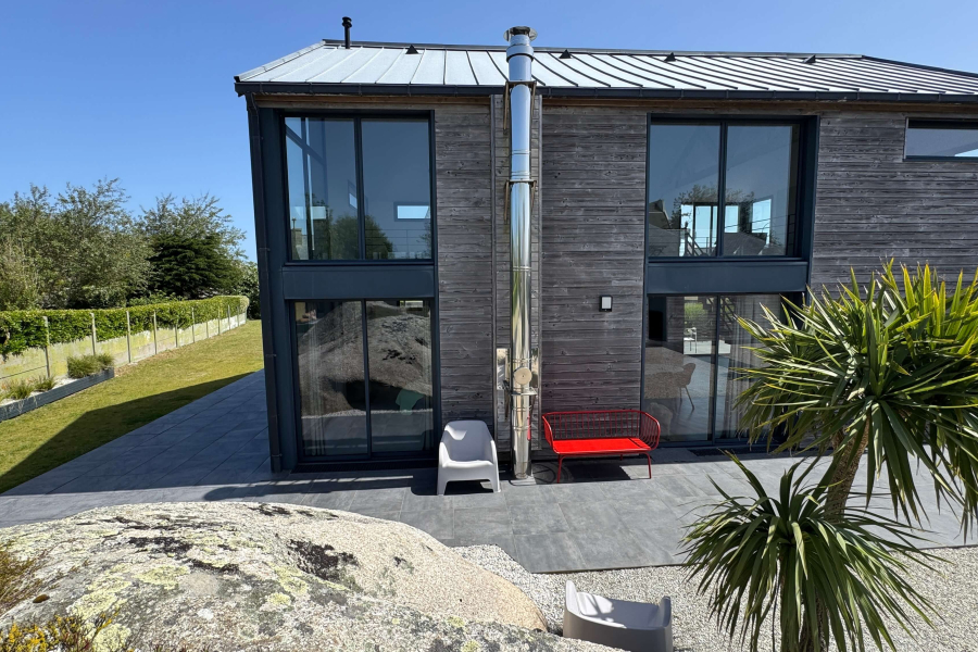 Maison d'architecte vue mer Kerlouan, Finistère Nord