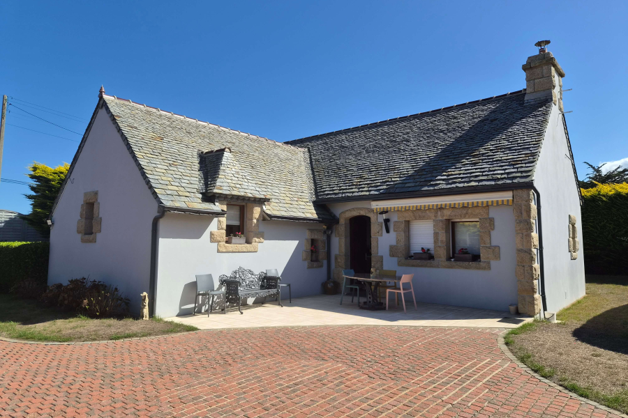 Maison bretonne Plouguerneau à la Grève Blanche