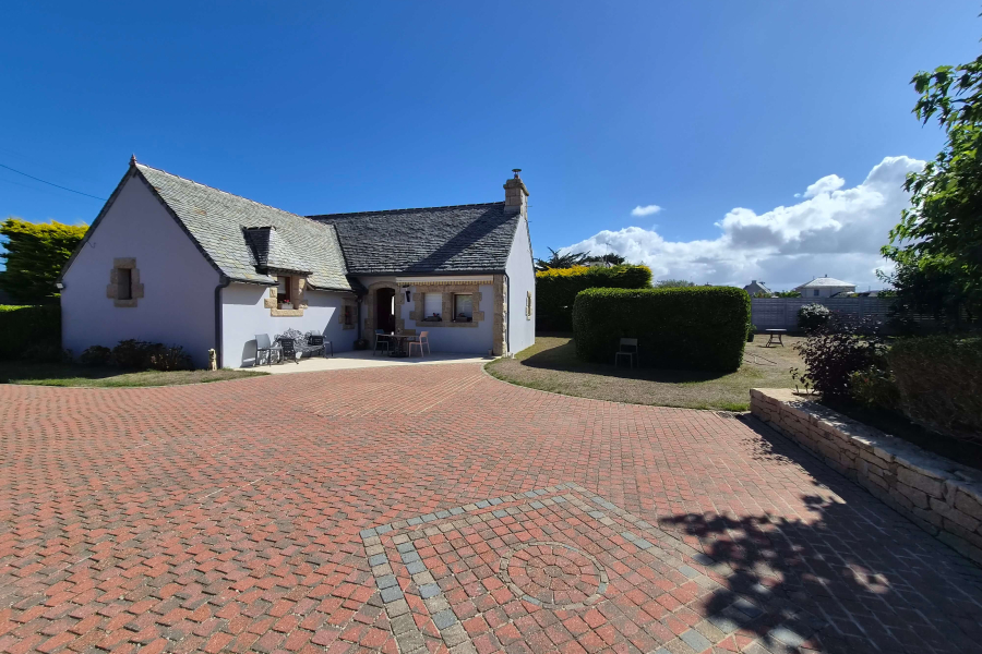 Maison bretonne Plouguerneau à la Grève Blanche